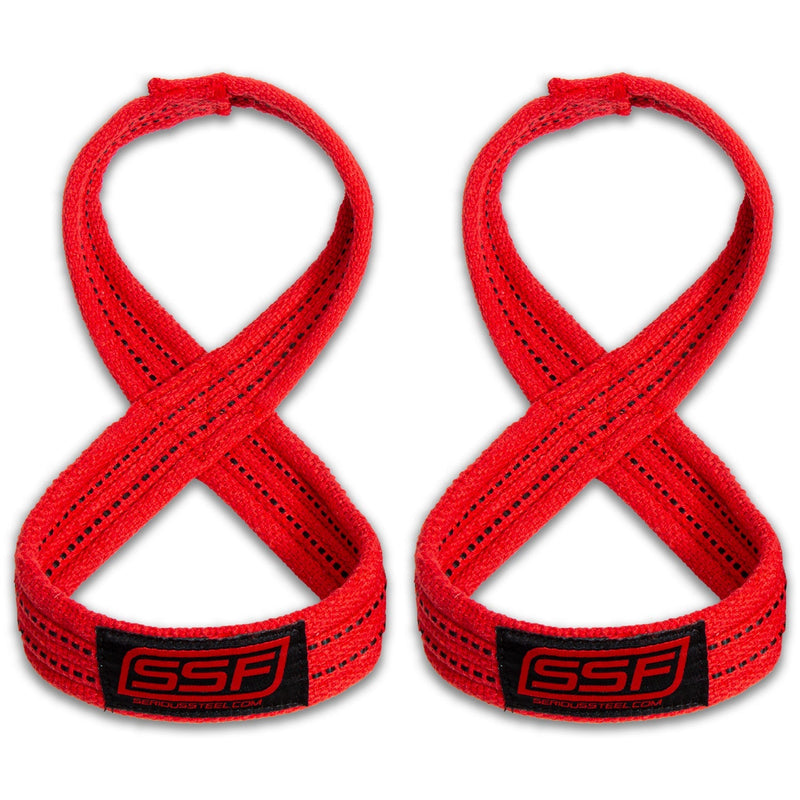 Load image into Gallery viewer, Serious Steel Fitness - Figure 8 Lifting Straps