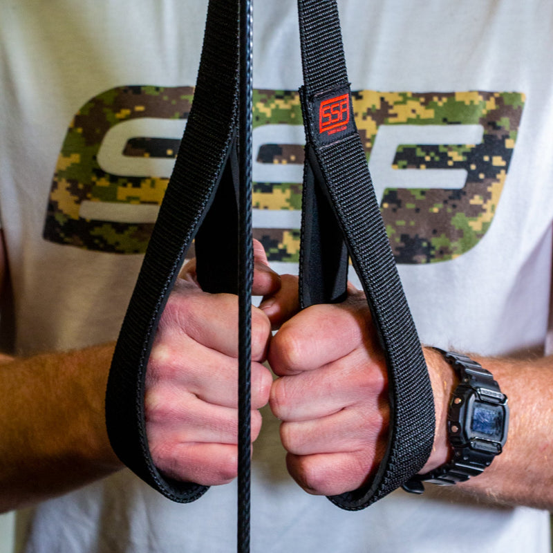 Load image into Gallery viewer, Serious Steel Fitness - Tricep Strap & Ab Strap