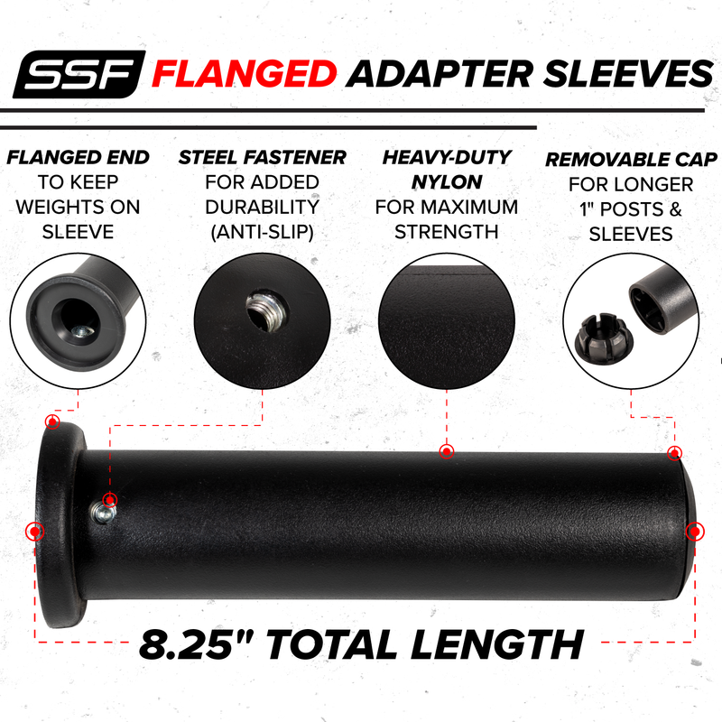 Load image into Gallery viewer, Serious Steel Fitness - 8" Olympic Flanged Adapter Sleeve