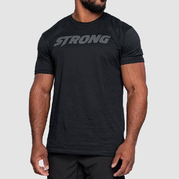 Load image into Gallery viewer, Mark Bell Sling Shot- Strong 2.0 tee - Black / M