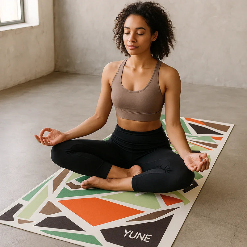 Load image into Gallery viewer, Yune Yoga - Yoga Mat | 6mm Thick | Multicolor | Non-Slip | Eco Friendly | Yune Yoga | Billie