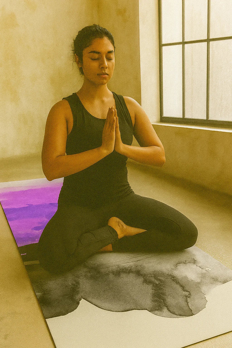Load image into Gallery viewer, Yune Yoga - Yoga Mat | 6mm Thick | Purple | Non-Slip | Eco Friendly | Yune Yoga | Spruce