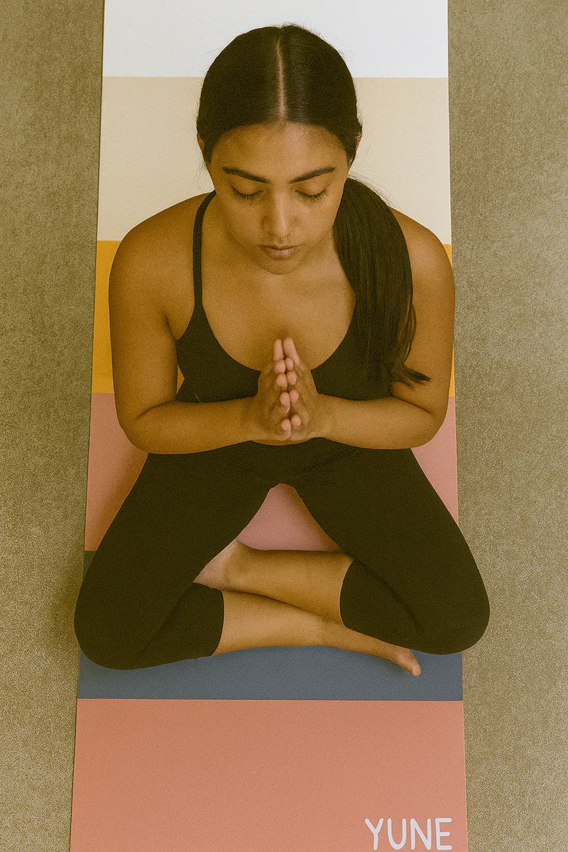 Load image into Gallery viewer, Yune Yoga - Yoga Mat | 6mm Thick | Striped | Non-Slip | Eco Friendly | Yune Yoga | Bondi