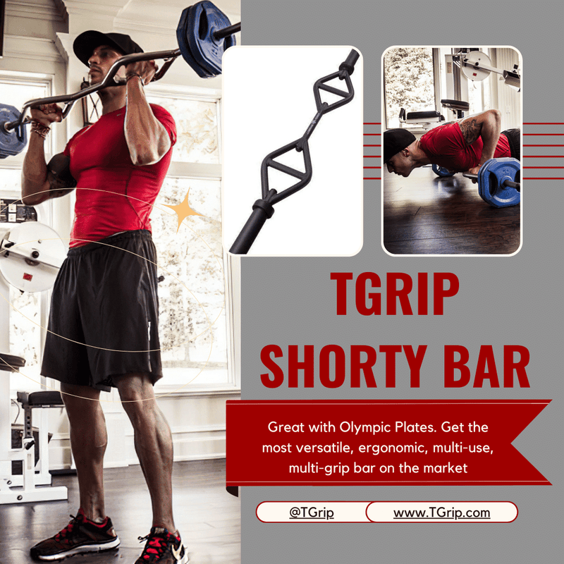 Load image into Gallery viewer, Muscle D Fitness - TGrip Shorty Bar - Multi Grip - Functional Training - Football - Swiss - Neutral