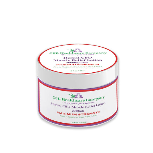 CBD Healthcare Company - Herbal CBD Muscle Relief Lotion