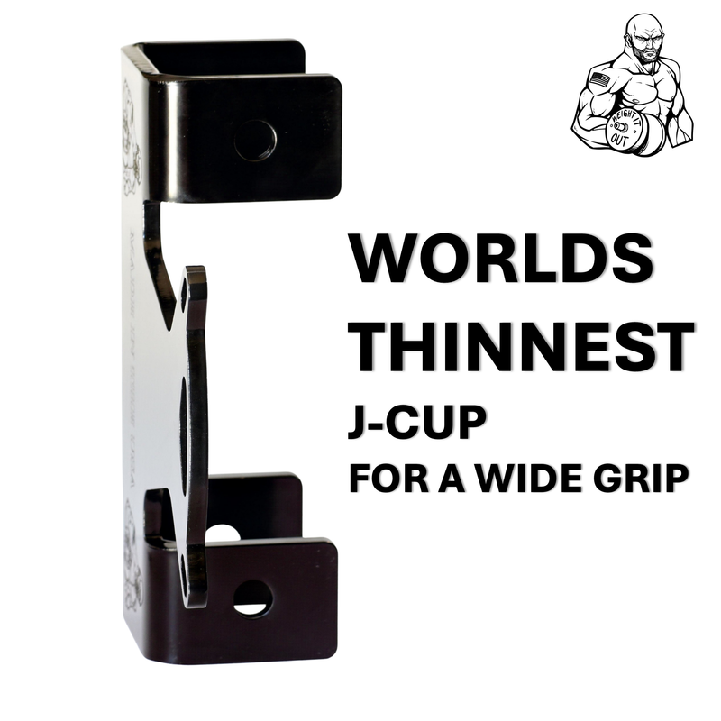 Load image into Gallery viewer, Weight It Out - Ultra-Slim Reversible J-Cup Pair (Rack Attachment)
