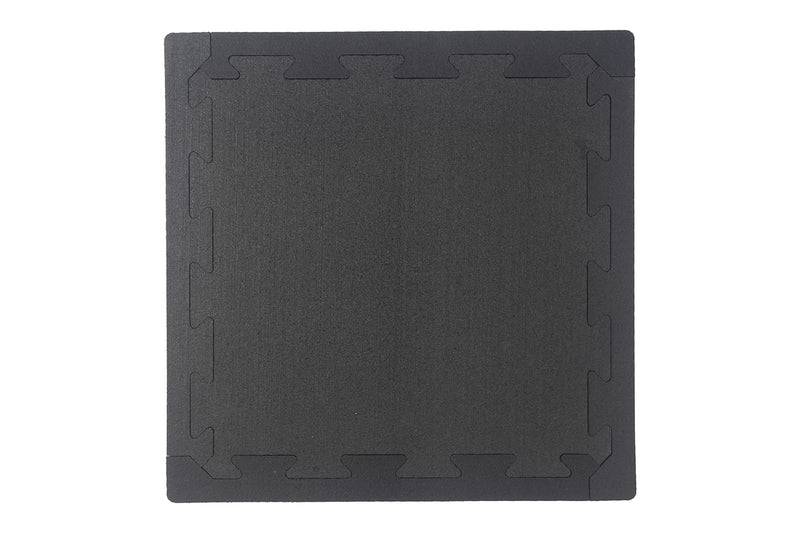 Load image into Gallery viewer, 5/16" (8mm) Thick, Interlocking Rubber Tiles with Straight Edges & Corners – 18 Inch Diameter, Made in the USA
