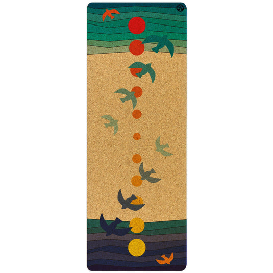 Yoloha Yoga - Solar and Lunar Original Cork Yoga Mat