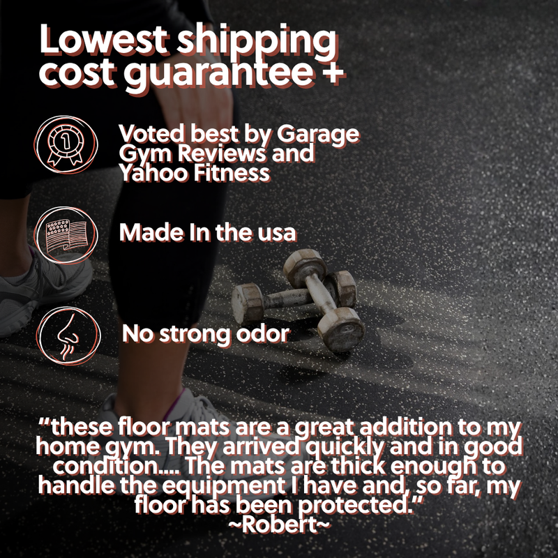 Load image into Gallery viewer, Living.Fit - Rubber Flooring Rolls - 8mm Thickness, 15 foot Length - Ships Same Day - view 7