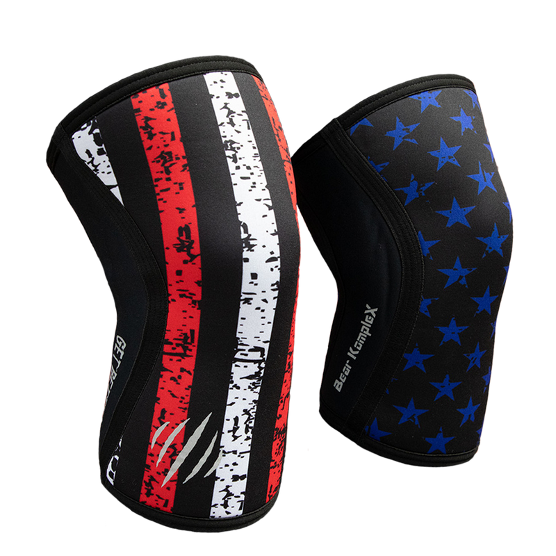 Load image into Gallery viewer, Bear KompleX - Knee Sleeves - Stars & Stripes