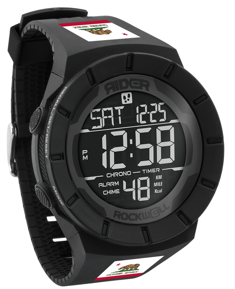 Load image into Gallery viewer, Rockwell Time - Coliseum Fit™ Flags of the United States Edition (Phantom Black) Watch