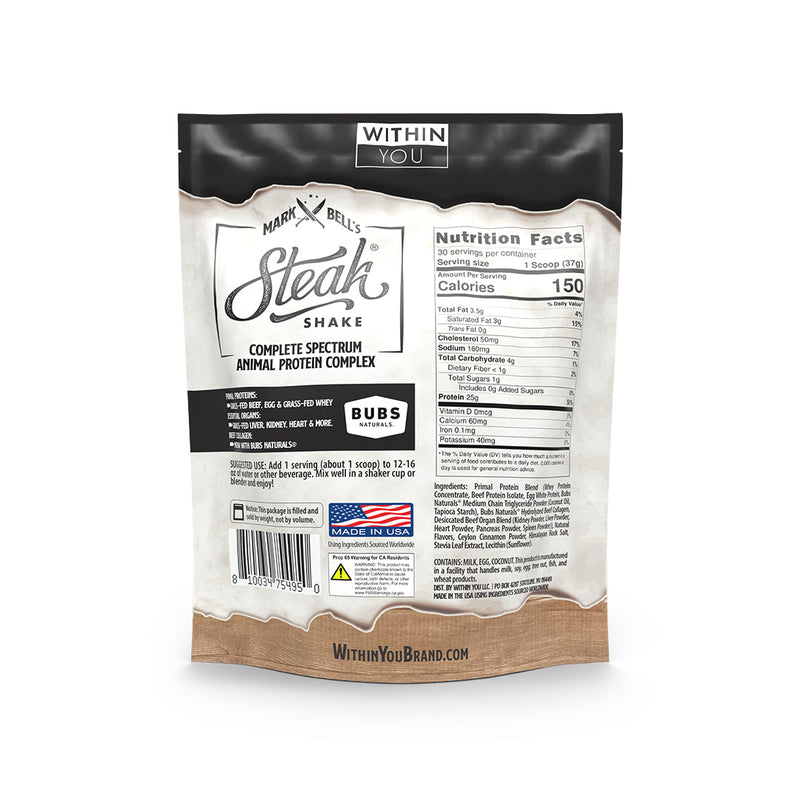 Load image into Gallery viewer, Within You - Original Steak Shake