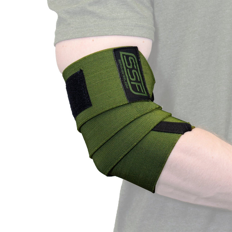 Load image into Gallery viewer, Serious Steel Fitness - Stiff Elbow Wraps 120 Cm (Pair)
