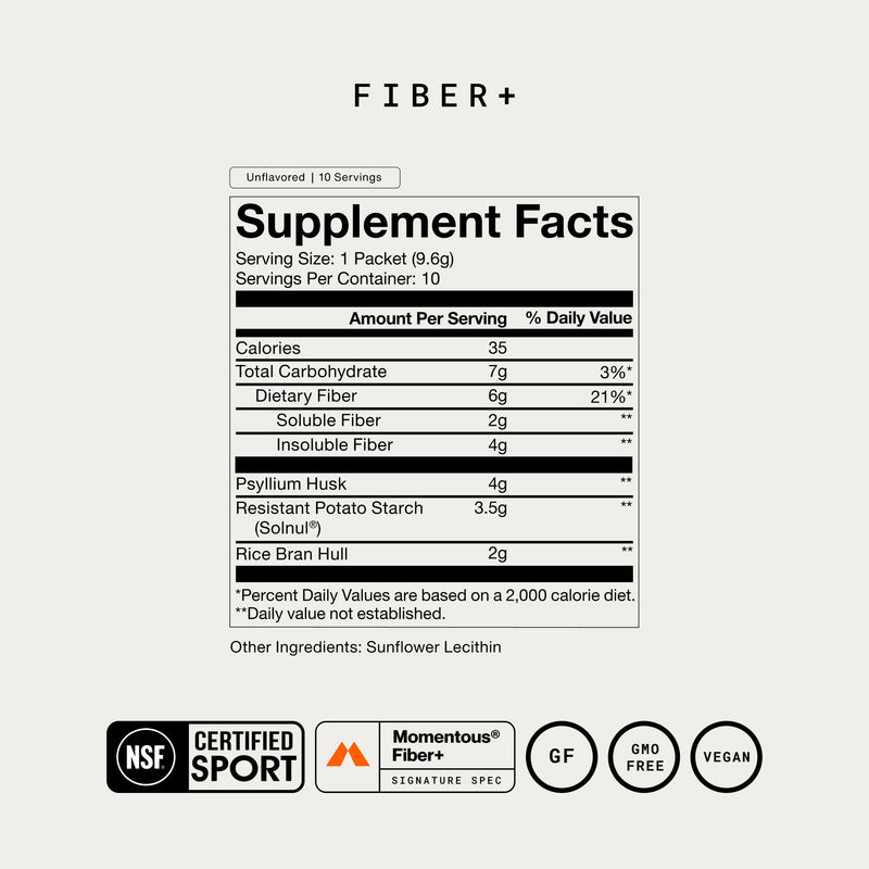 Load image into Gallery viewer, Momentous - Fiber+ 10-Travel Packs - Vitamins & Supplements