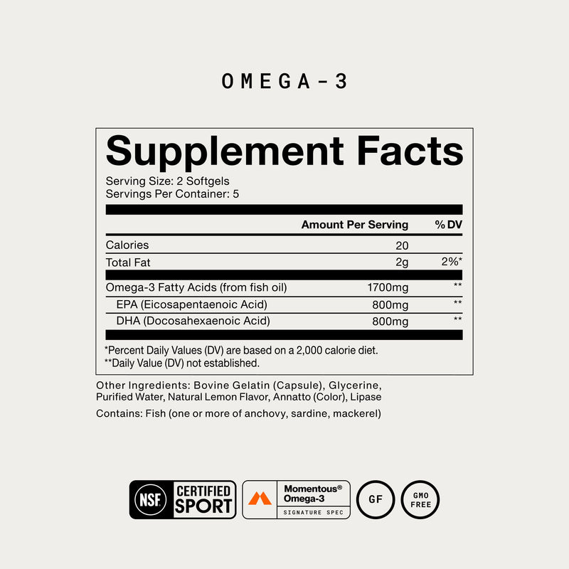 Load image into Gallery viewer, Momentous - Omega-3 - Vitamins & Supplements