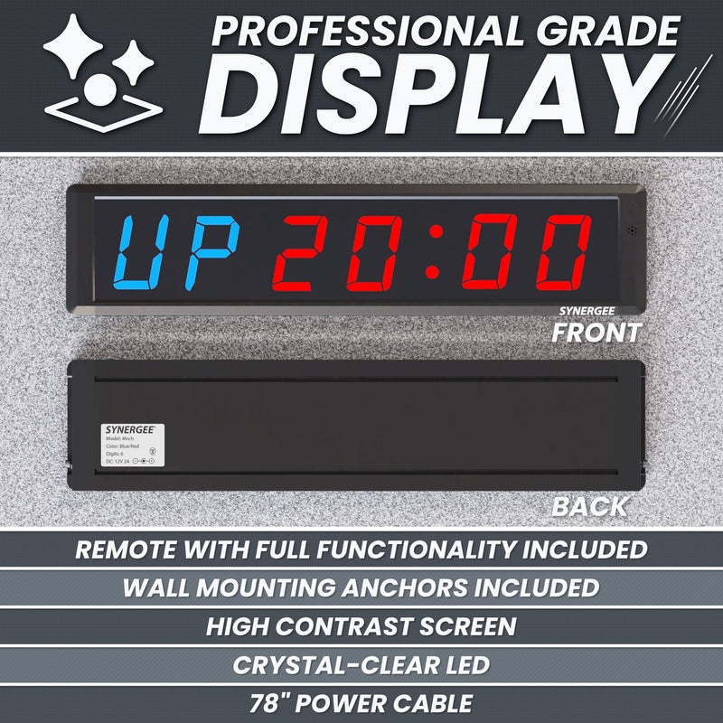 Load image into Gallery viewer, Synergee - Synergee Programmable Interval Gym Timer