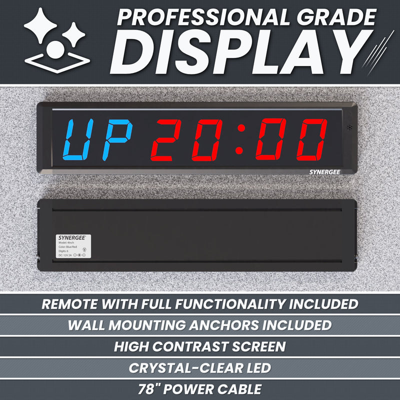 Load image into Gallery viewer, Synergee - Synergee Programmable Interval Gym Timer