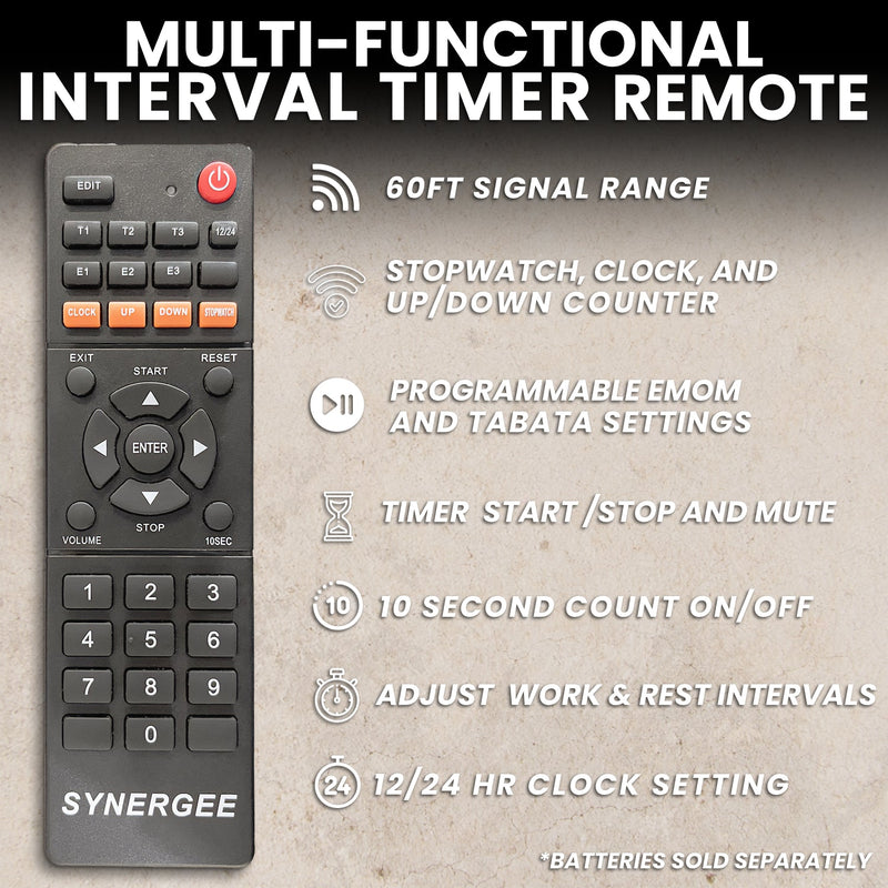 Load image into Gallery viewer, Synergee - Synergee Programmable Interval Gym Timer