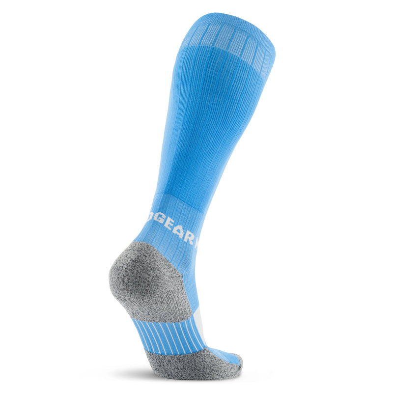 Load image into Gallery viewer, MudGear - Tall Compression Socks (Neon Blue)