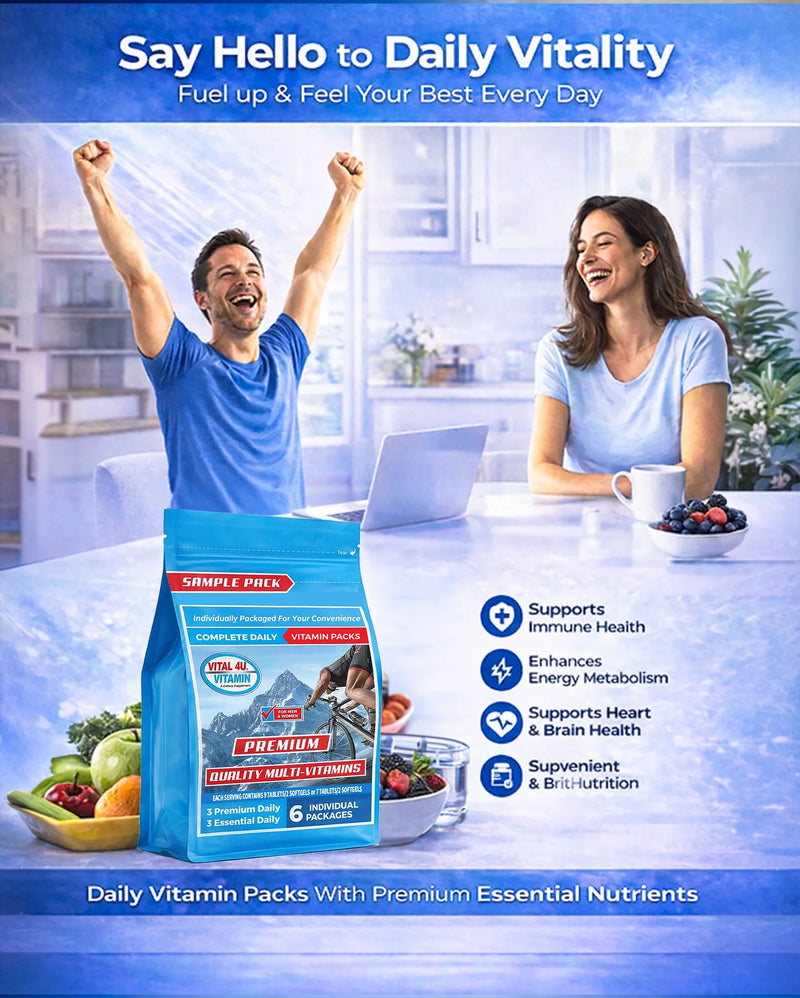 Load image into Gallery viewer, Vital 4U - Vitamin Sample Pack - 6 Pouches