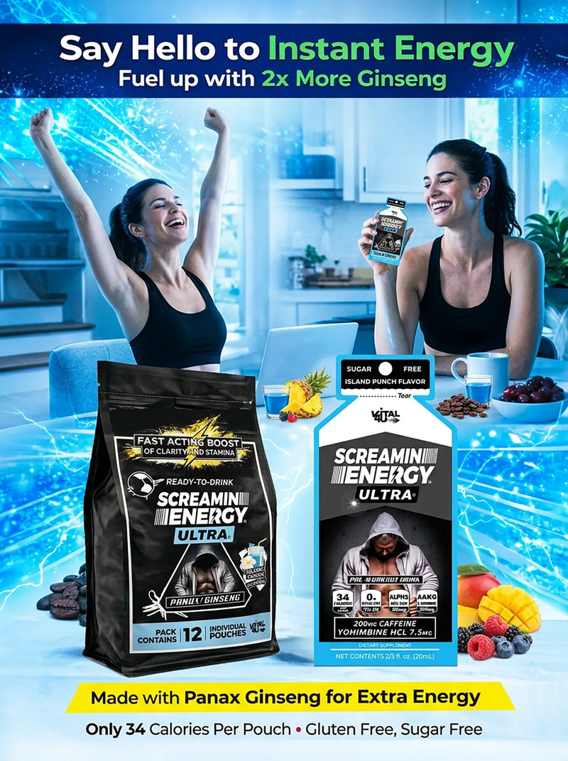 Load image into Gallery viewer, Vital 4U - Screamin Energy Ultra Island Punch - Vitamins & Supplements