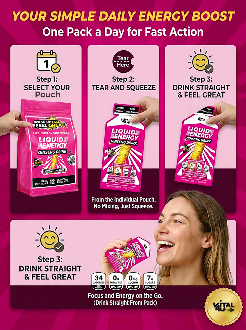 Load image into Gallery viewer, Vital 4U - Liquid Energy Ginseng Drink Original Coffee - Vitamins & Supplements