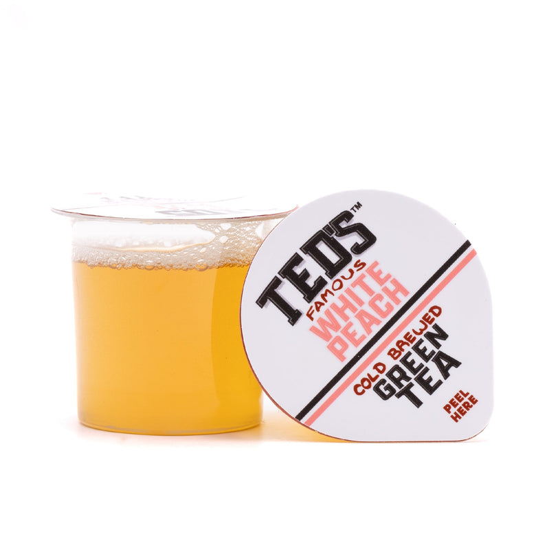 Load image into Gallery viewer, Java House - Ted's - White Peach Cold Brewed Green Tea