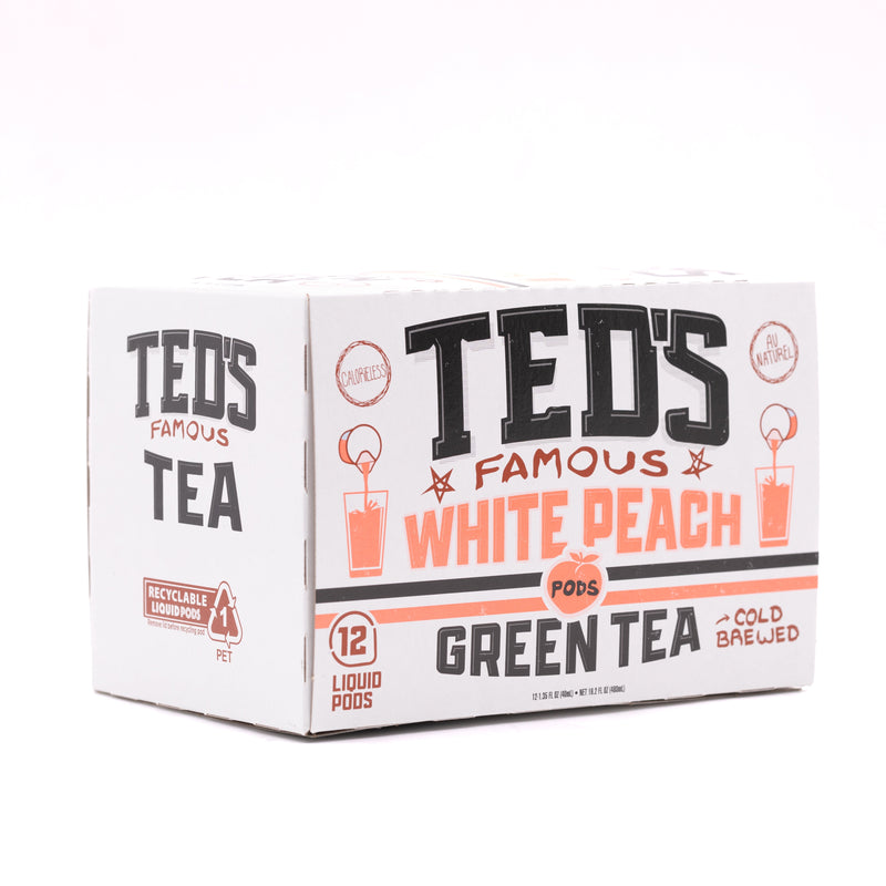 Load image into Gallery viewer, Java House - Ted's - White Peach Cold Brewed Green Tea