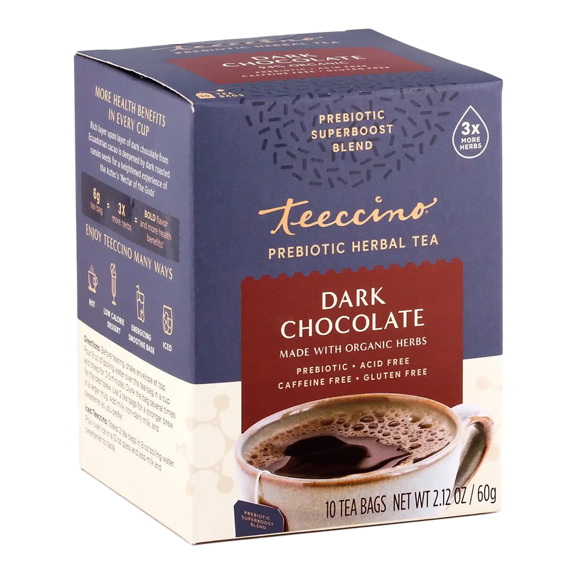 Load image into Gallery viewer, Teeccino - Dark Chocolate Prebiotic SuperBoost Herbal Tea