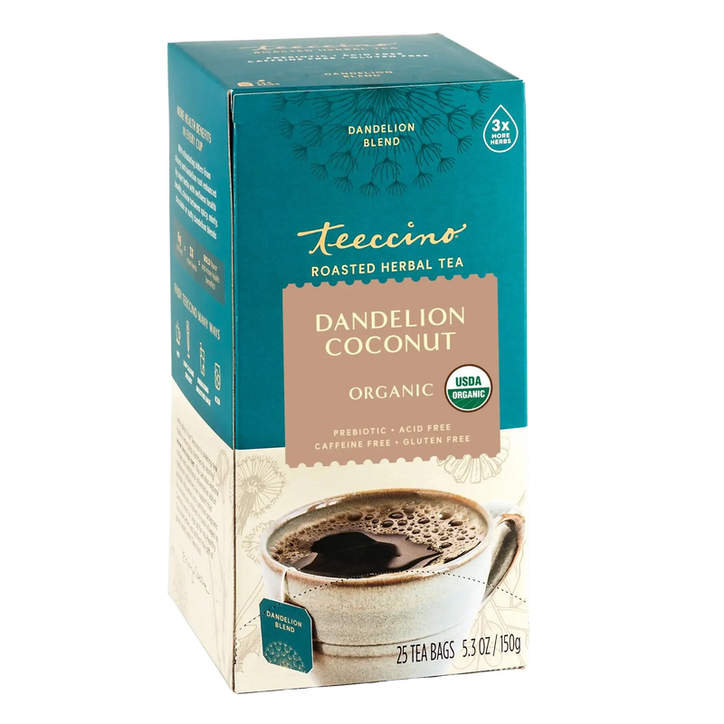 Load image into Gallery viewer, Teeccino - Dandelion Coconut Roasted Herbal Tea