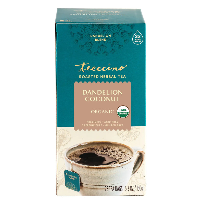 Load image into Gallery viewer, Teeccino - Dandelion Coconut Roasted Herbal Tea