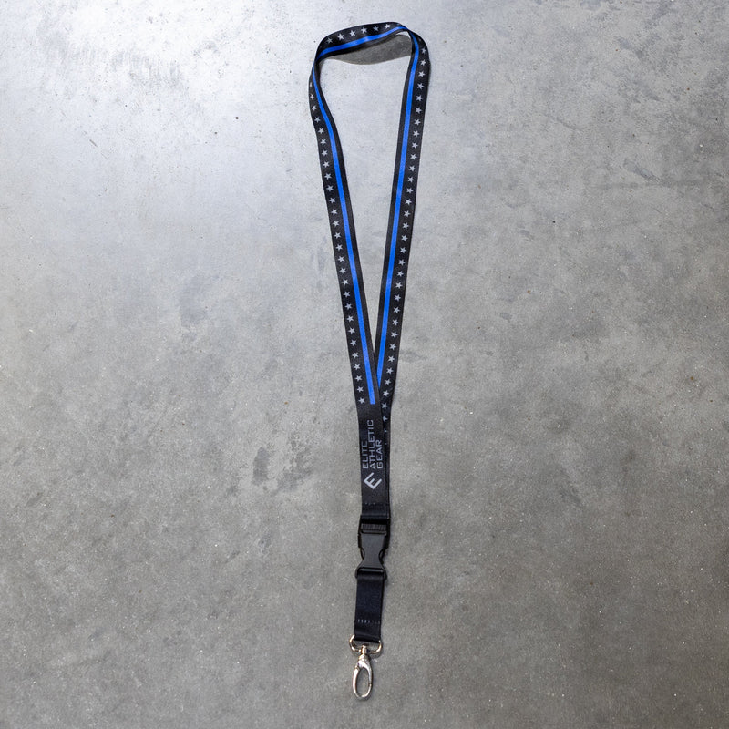 Load image into Gallery viewer, Elite Athletic Gear - Thin Blue Line Lanyard