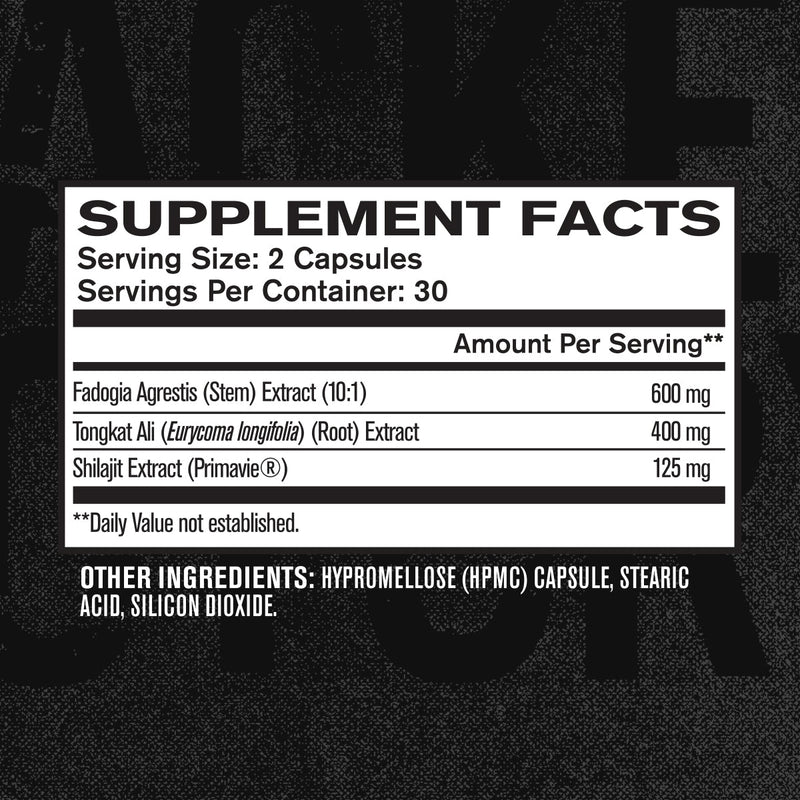 Load image into Gallery viewer, Jacked Factory - Tongkat Ali + Fadogia Agrestis - Supplement Facts
