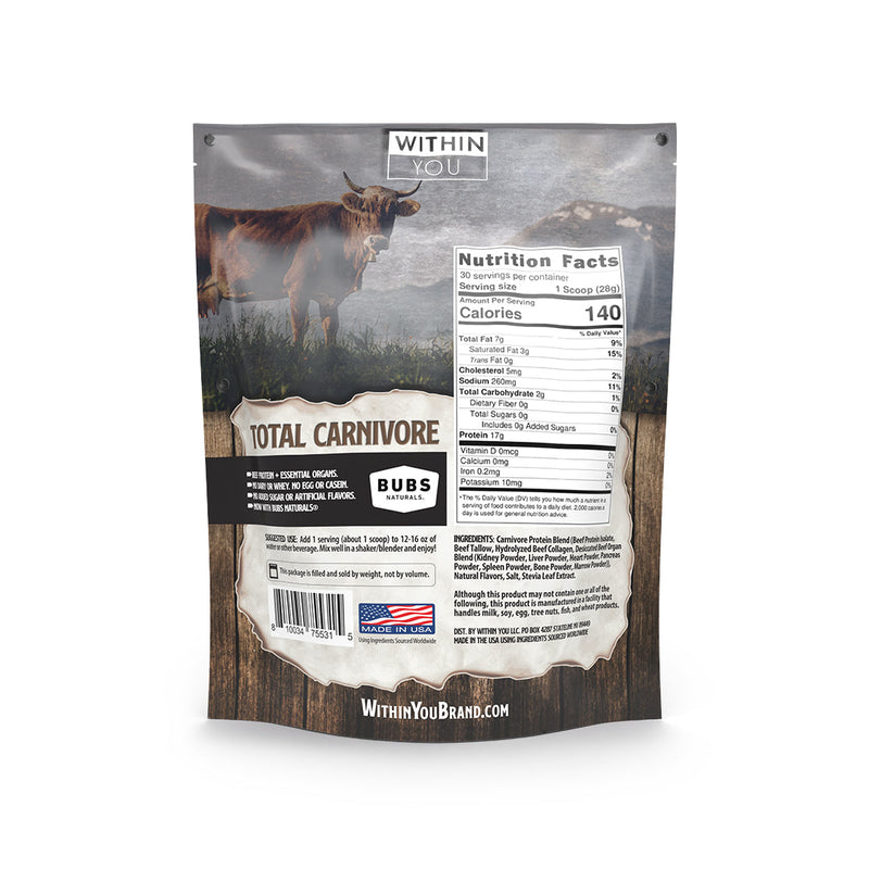 Load image into Gallery viewer, Within You - Total Carnivore Protein