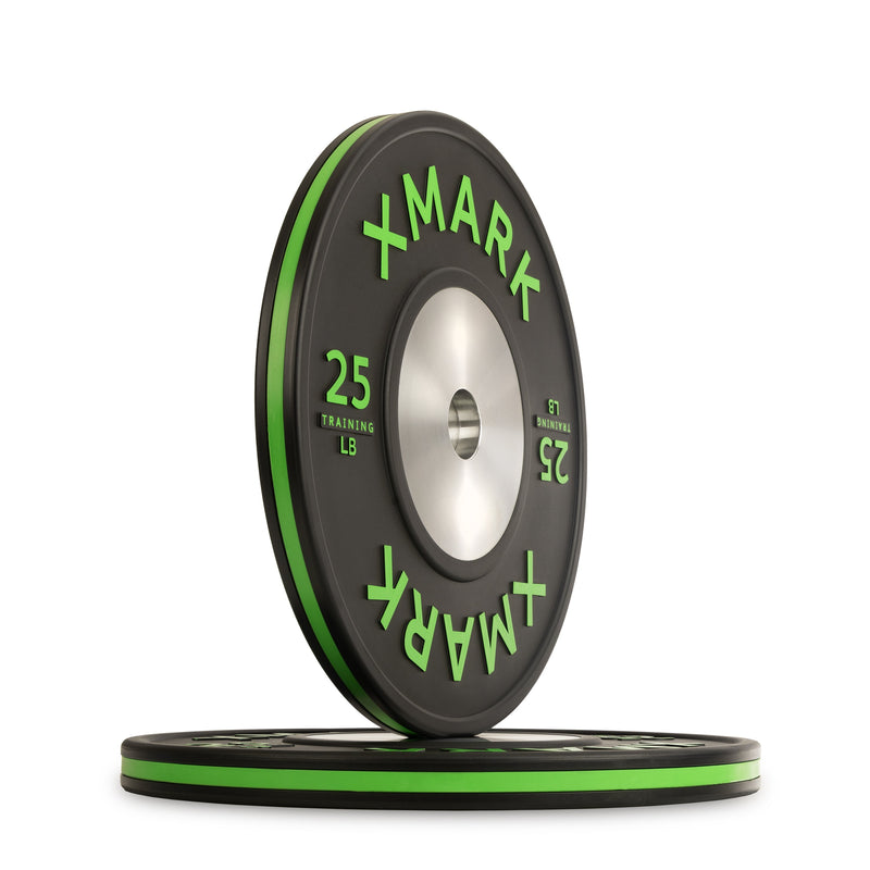 Load image into Gallery viewer, XMARK - Striped Premium IWF Training Bumper Plates (LB) Pairs