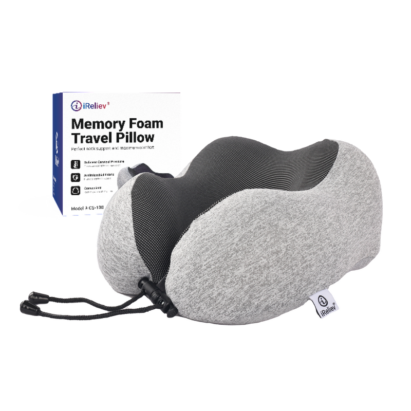 Load image into Gallery viewer, iReliev - Memory Foam Travel Pillow