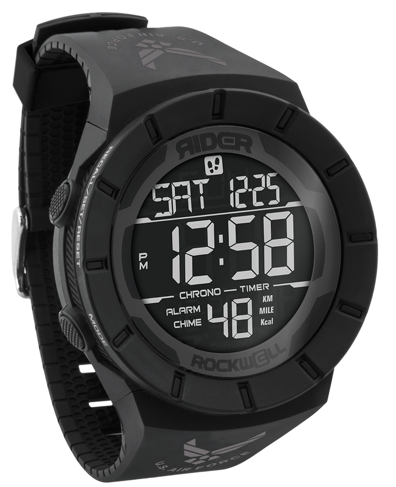 Load image into Gallery viewer, Rockwell Time - Coliseum Fit™ Air Force Edition (Phantom Black) Watch
