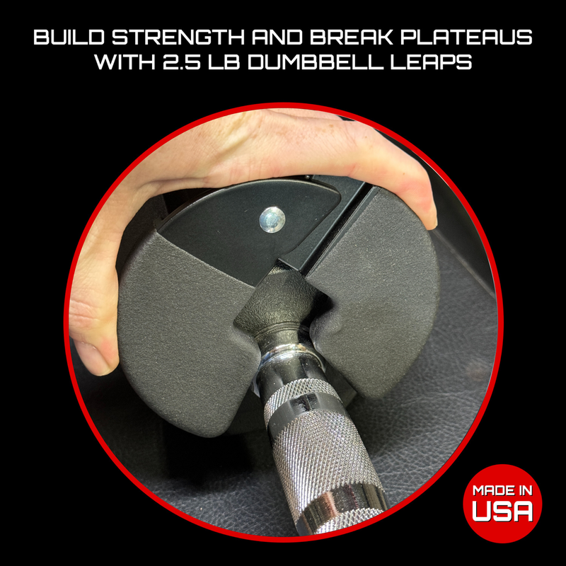 Load image into Gallery viewer, Micro Gainz - Double Pack of Pvc Dip Coated 1.25Lb & 2.5Lb Dumbbell Fractional Weight Plates