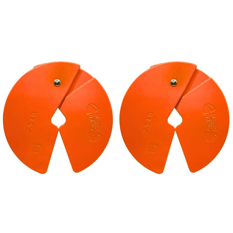 Load image into Gallery viewer, Micro Gainz - Orange 2.5lb Dumbbell Fractional Weight Plates
