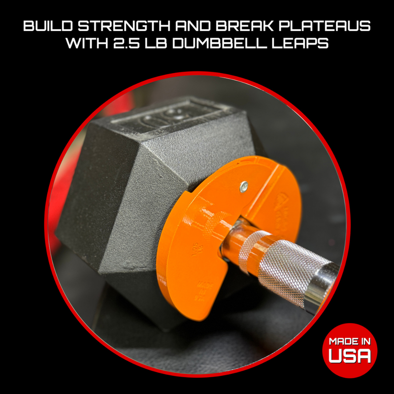 Load image into Gallery viewer, Micro Gainz - Orange 1.25lb Dumbbell Fractional Weight Plates