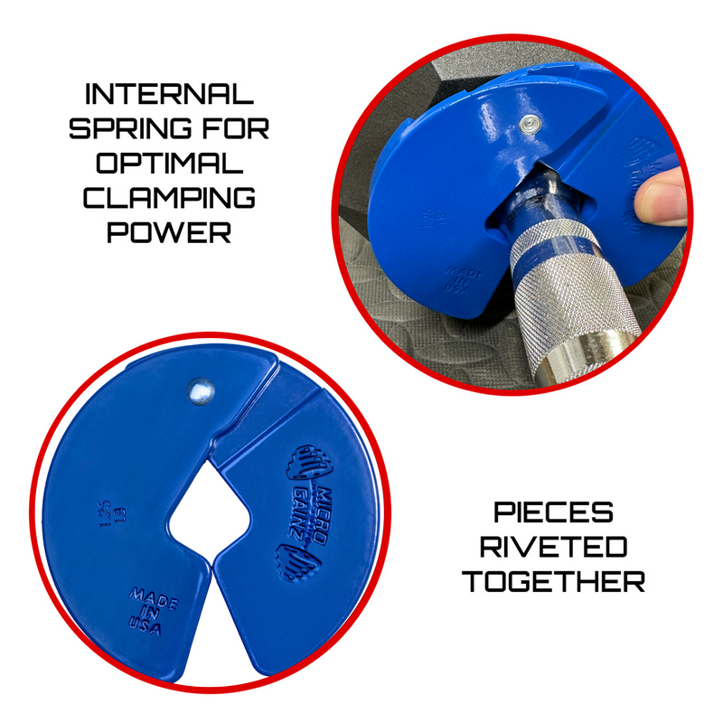 Load image into Gallery viewer, Micro Gainz - Blue 1.25lb Dumbbell Fractional Weight Plates