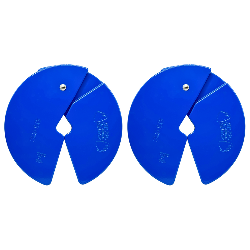 Load image into Gallery viewer, Micro Gainz - Blue 2.5lb Dumbbell Fractional Weight Plates