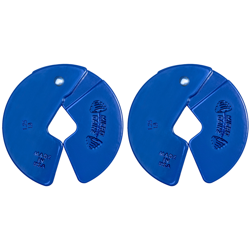 Load image into Gallery viewer, Micro Gainz - Blue 1.25lb Dumbbell Fractional Weight Plates