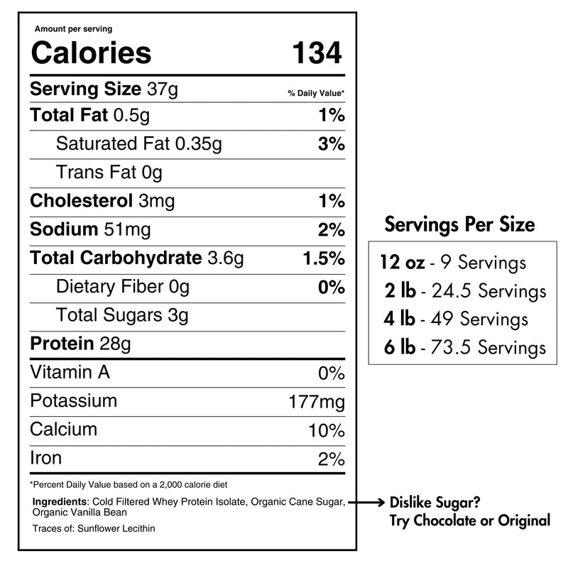 Load image into Gallery viewer, Pure Choice Farms - Whey Protein Isolate with Organic Vanilla