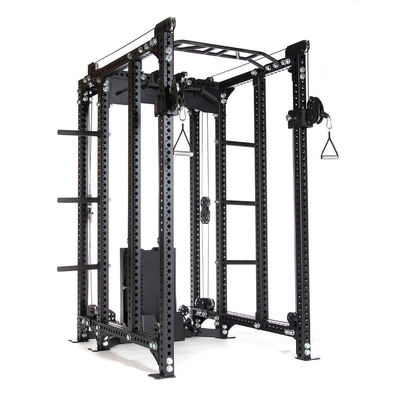 Load image into Gallery viewer, SMAI - Power Rack with Dual Cable Stack & Accessories - Vanta Series