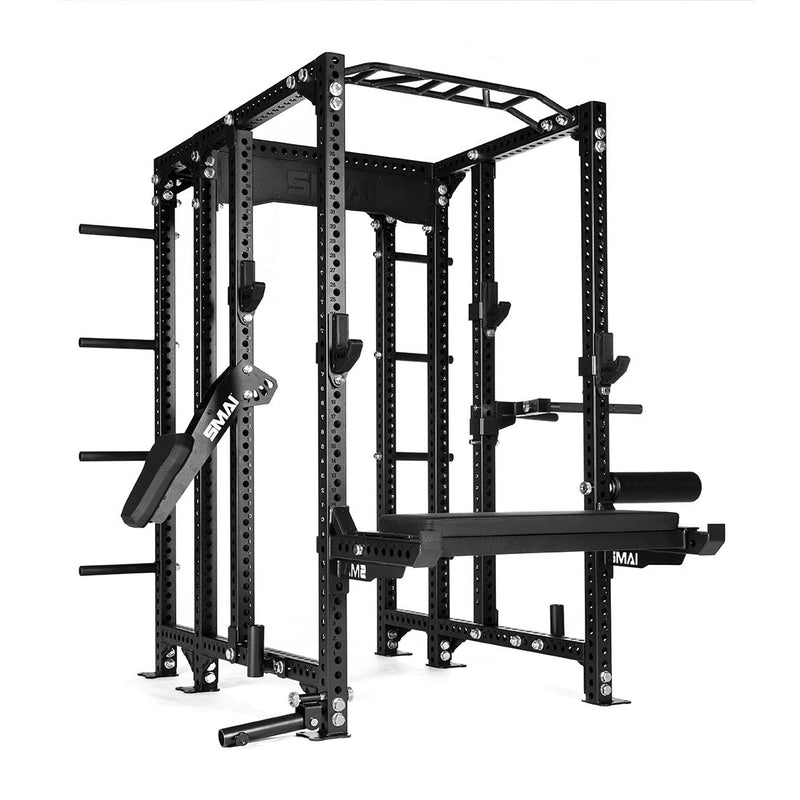 Load image into Gallery viewer, SMAI - All In 1 Cable Trainer - Power Rack with Cable Machine, Smith Machine & Accessory Pack - Vanta Series