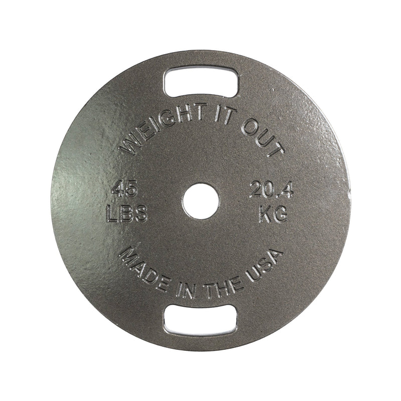 Load image into Gallery viewer, Weight It Out - Cast Iron Machined Weight Plate Sets - 175lb Set / Clear