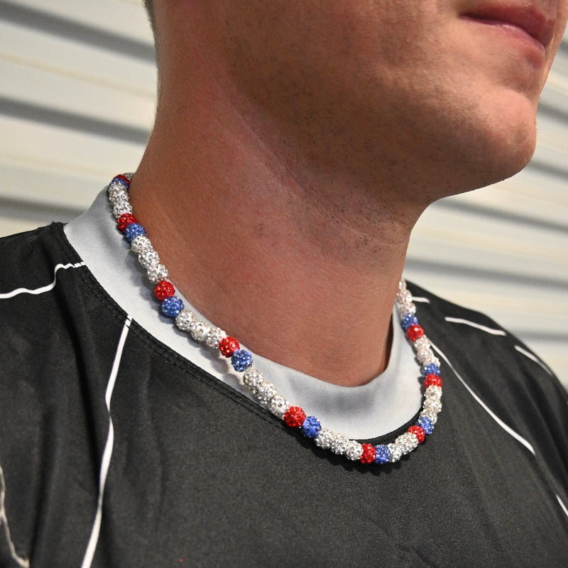 Load image into Gallery viewer, Elite Athletic Gear - Old Glory Bead Necklace