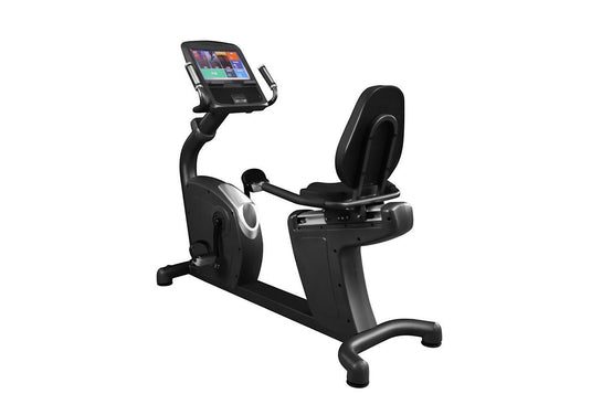 Muscle D Fitness - Commercial Recumbent Bike - Touch Screen - Adjustable Seated Cardio