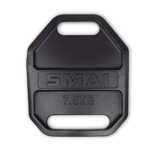 SMAI - Weight Vest Plate Pair - 16.5lb/7.5kg For Vest Black
